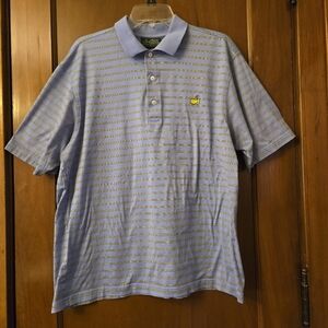 Amen Corner Men's Masters Golf Polo Size Large 100% Pima Cotton